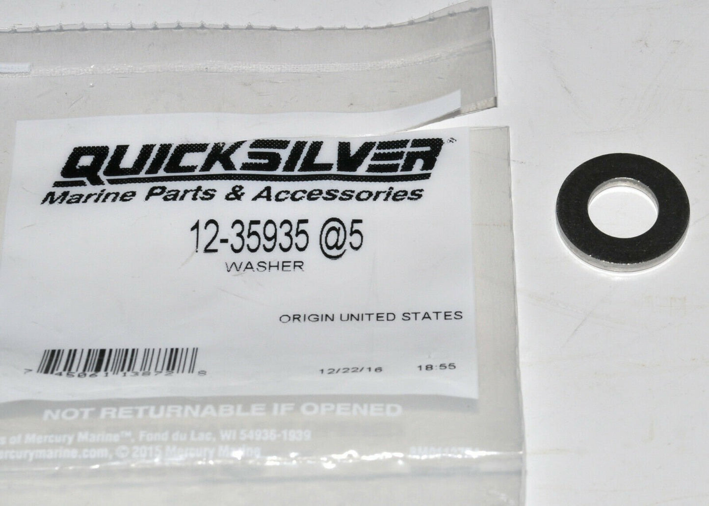 Quicksilver 12-35935 - Washer