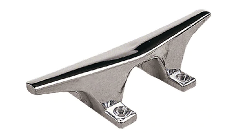 Sea-Dog Line 354-0441061 - 4-Hole Cleat, Chrome Zinc, 6", Carded