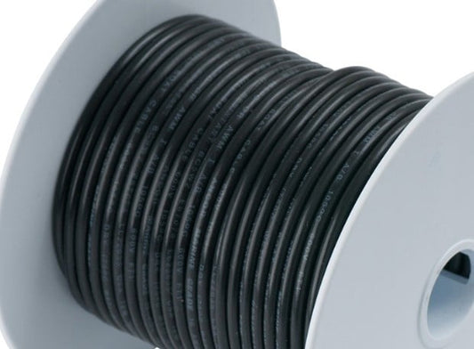 Ancor Marine 114005 - Tinned Cooper Boat Cable 2ga Black, per foot