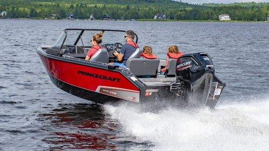 2022 Princecraft Sport 172 Max in Black and Red