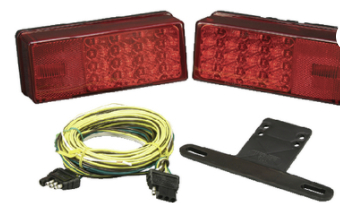 Wesbar 274-407540 - LED Low Profile Tail Lamp Kit