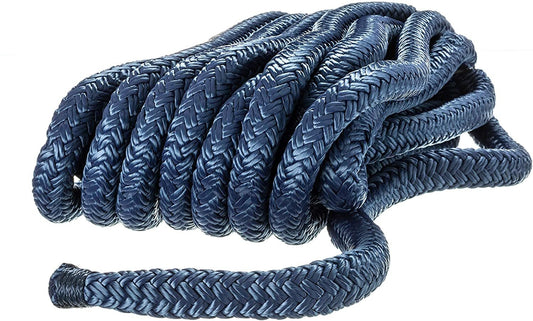 Seachoice 50-46991 - Double Braid Nylon Dock Line 5/8''x30' Navy.