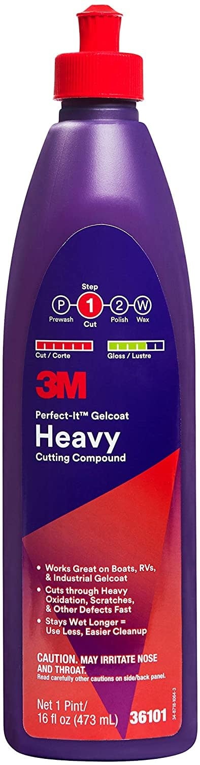 3M - Perfect-it Gelcoat, Heavy Cutting Compound, 473ml