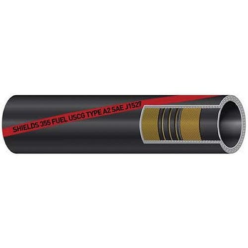 Shields Marine Type A2 Series 355 Fuel Fill Hose - 1.5" ID &amp; 1-57/64" OD SOLD BY THE FEET 