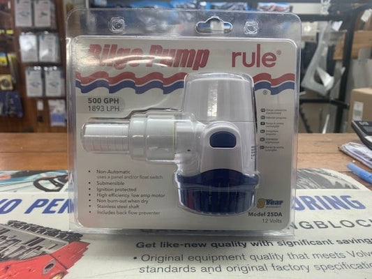 Rule 25DA - Bilge Pump 500gph 12v