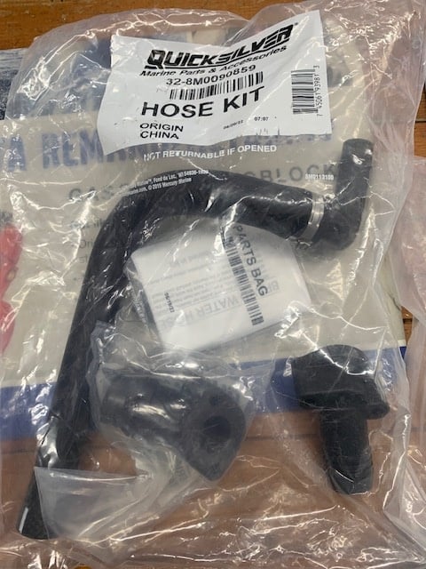Quicksilver 8M0090859 - HOSE KIT WATER INLET 