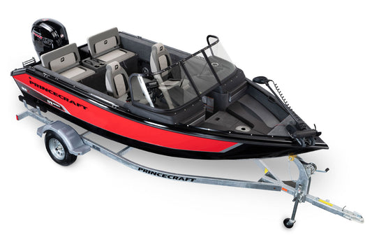 PRINCECRAFT SPORT 175 MAX (2025) – Octane Red & Black | Mercury 115 Pro XS + Galvanized Trailer